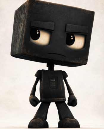 Gamer Plakat 435 Stilfuld Figur   Sort Look