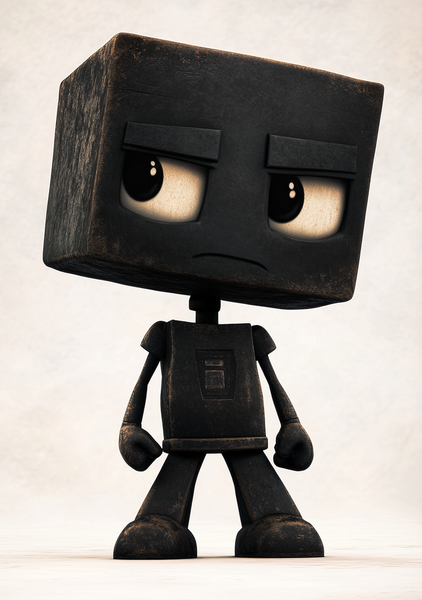 Gamer Plakat 435 Stilfuld Figur   Sort Look