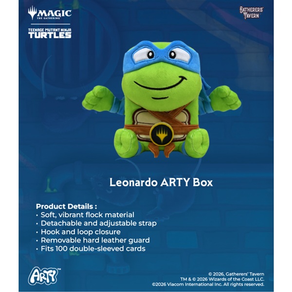 Gatherers Tavern Magic: The Gathering: Arty Deck Box: Teenage Mutant Ninja Turtles Leonardo