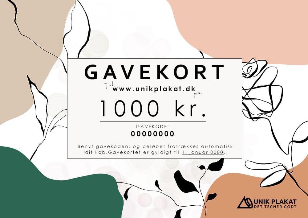 Gavekort På 1000 Kr  Print Selv