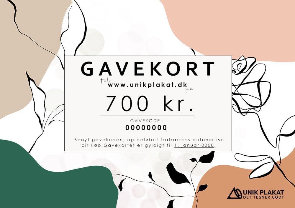 Gavekort På 700 Kr  Print Selv