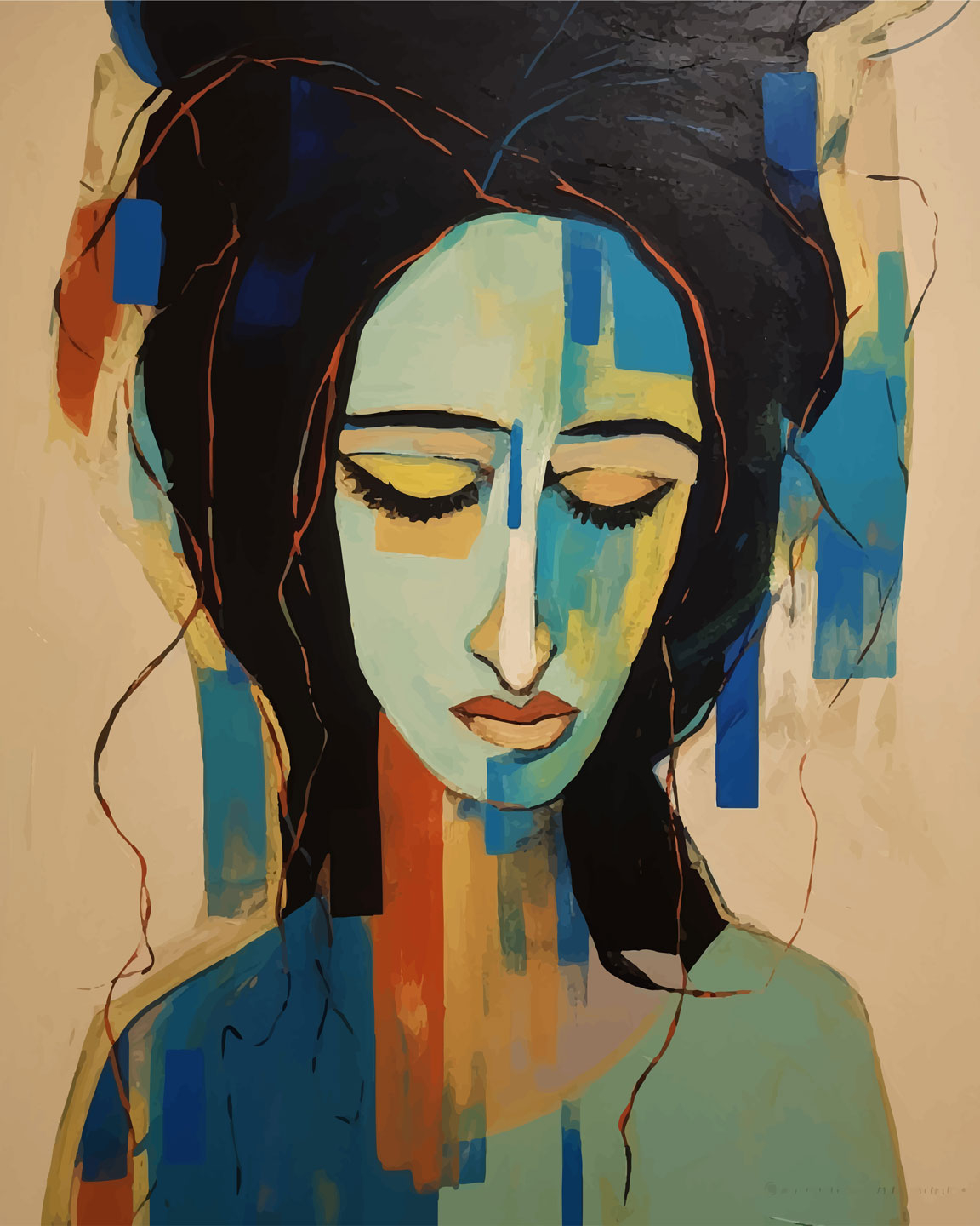 Girl Mood Af Få Mu Illustrations
