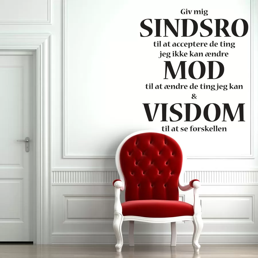 Giv Mig Sindsro Wallsticker