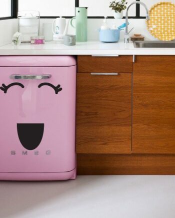 Glad Ansigt   Wallsticker