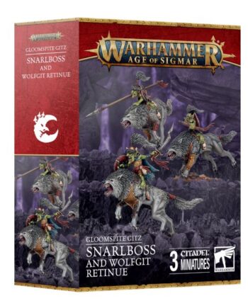 Gloomspite Gitz Snarlboss And Wolfgit Retinue 99120209137