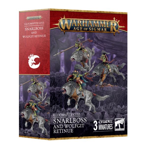 Gloomspite Gitz Snarlboss And Wolfgit Retinue 99120209137
