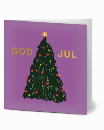 God Jul  Julekort  10 Stk  Inkl  Premium Kuverter