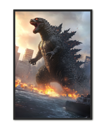 Godzilla Plakat 13 Fantasi Plakat