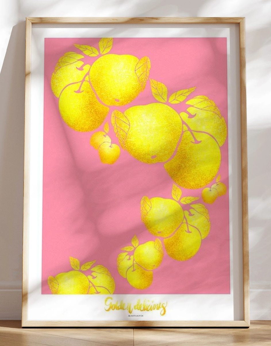 Golden Delicious Kunstplakat