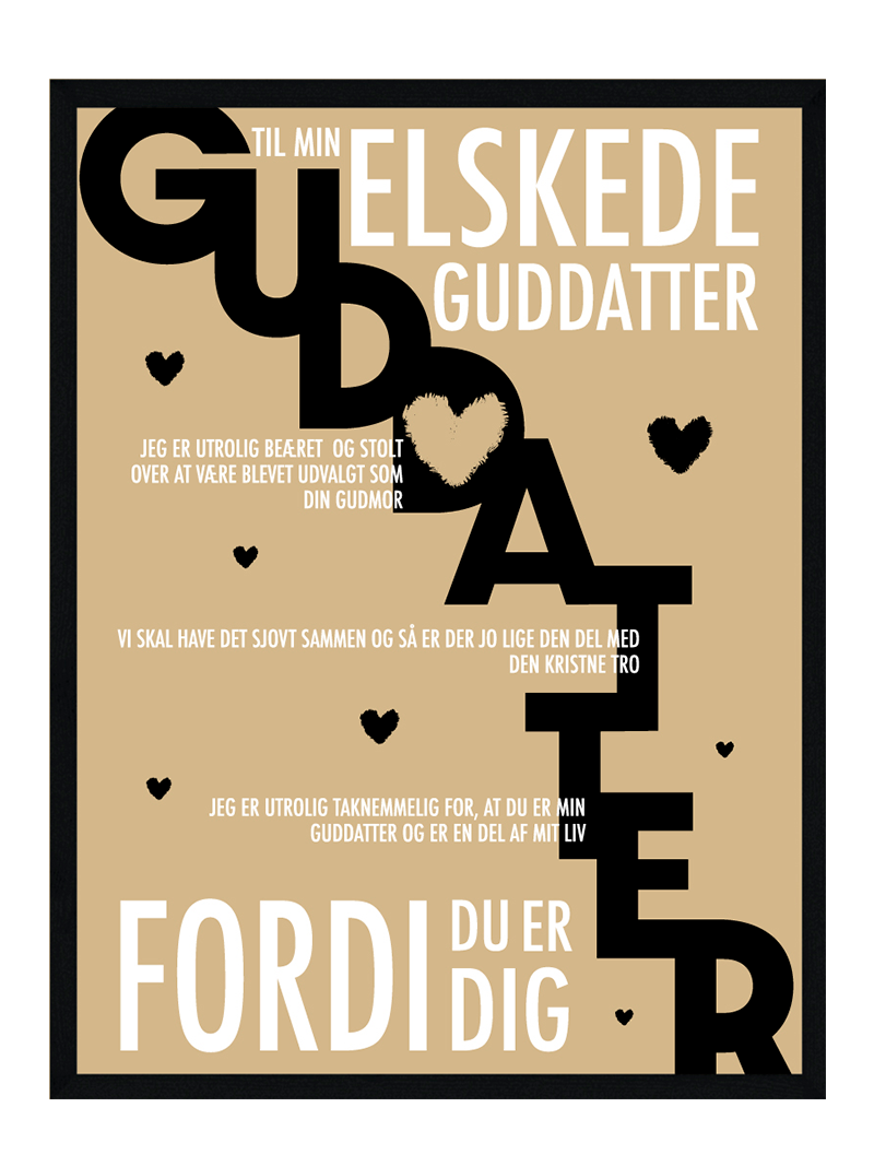Guddatter Plakat Personlig Plakat