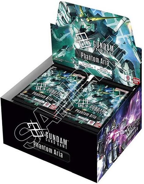Gundam Card Game Gd04: Phantom Aria Booster Box Display 24 Packs