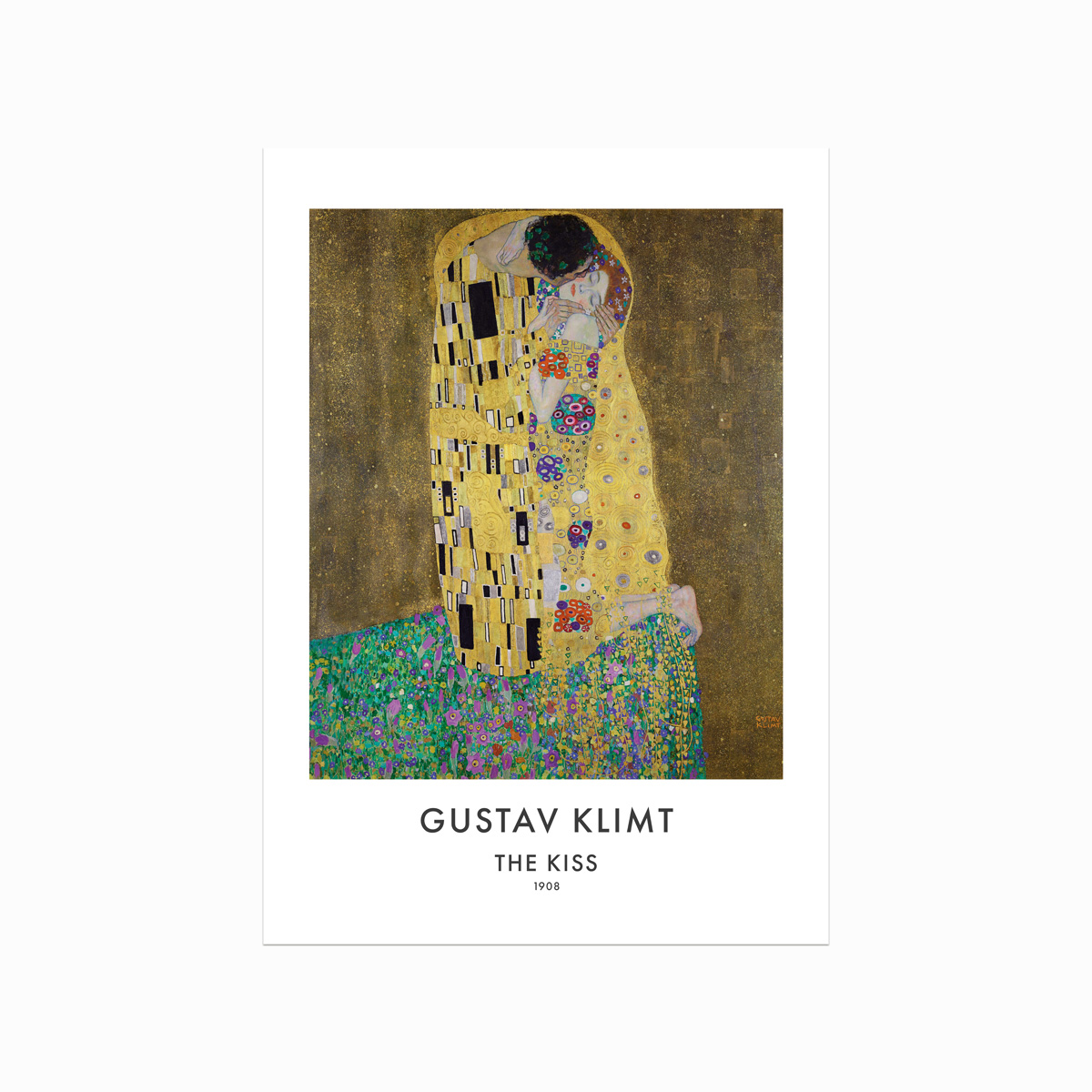 Gustav Klimt  The Kiss