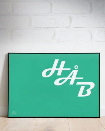 Håb-plakat Grøn  Vandret  29     21 Cm  A4  Kr  199 -