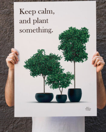 Haveplakater  Plant Something 21   29    A4  Kr  199 -
