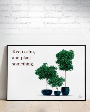 Haveplakater Plant Something Vandret 29     21 Cm  A4  Kr  199 -