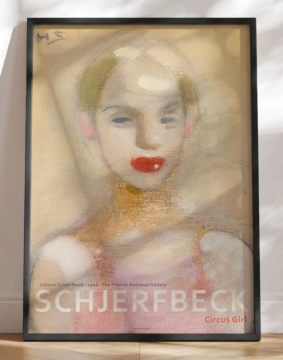 Helene Schjerfbeck Circus Girl Plakat