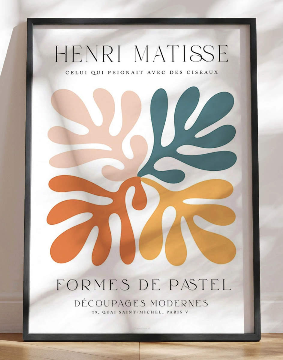 Henri Matisse Plakat Artiste Découpé