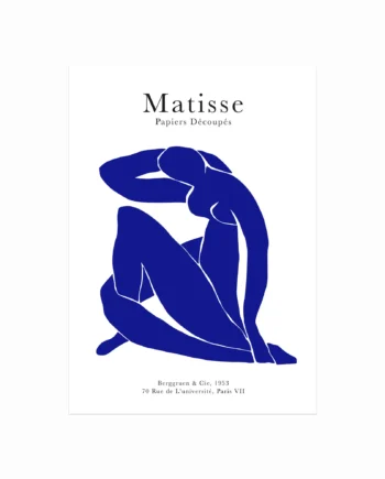 Henri Matisse Plakat  Femme Bleu