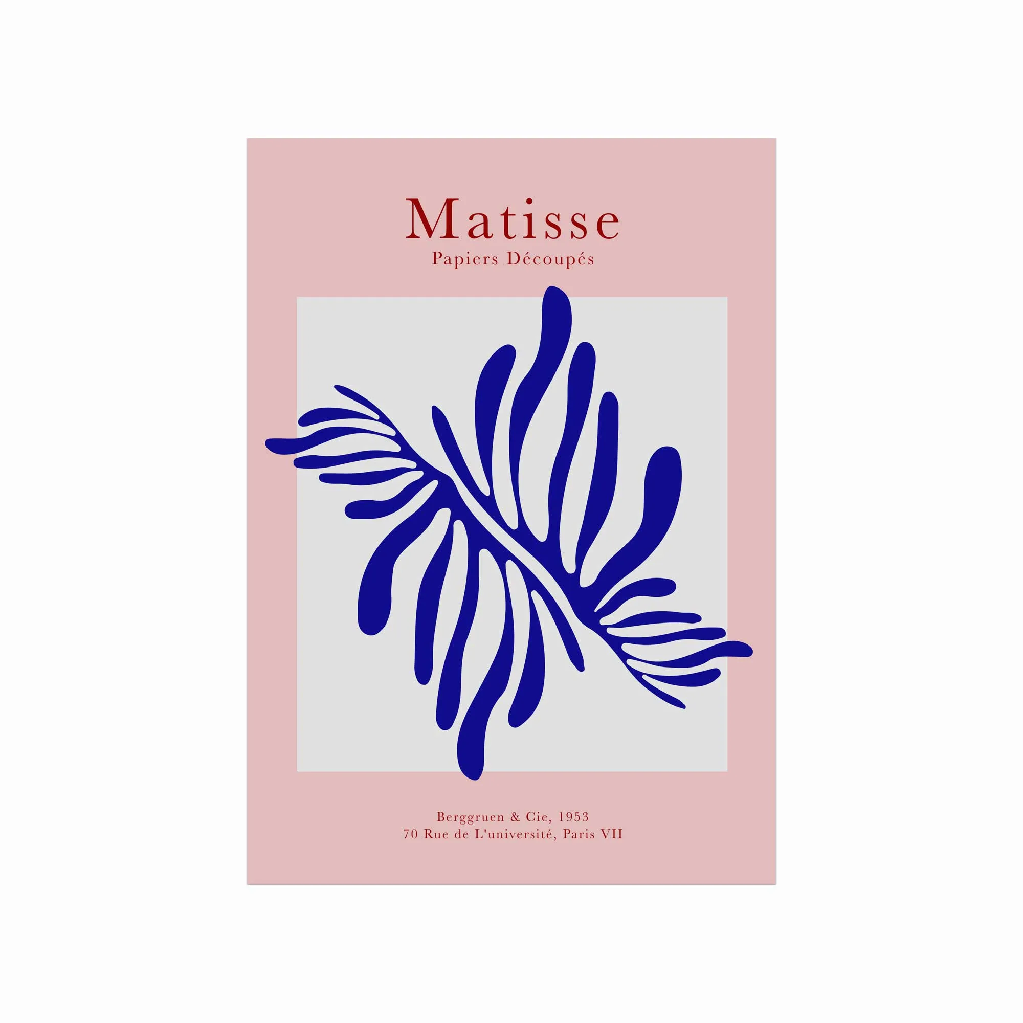 Henri Matisse Plakat Papiers Découpés 01