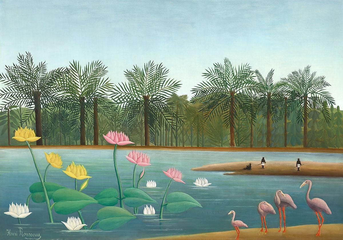 Henri Rousseau Les Flamants