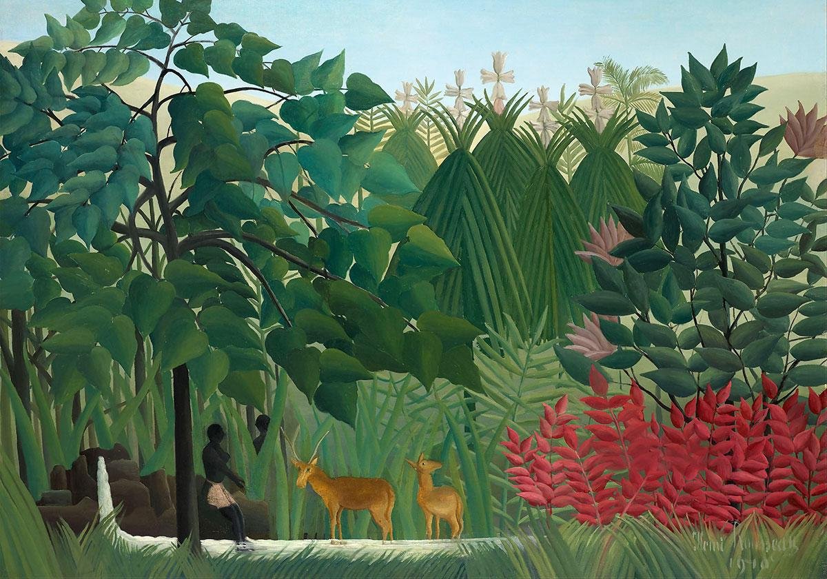 Henri Rousseau The Waterfall
