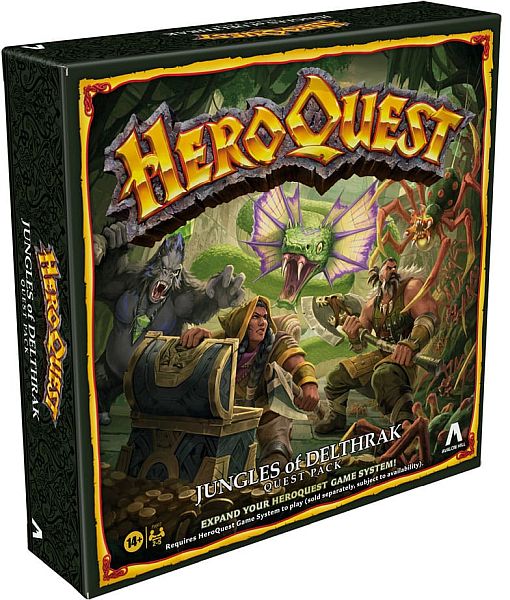 Heroquest Game System Engelsk Avalon Hill : Jungles Of Delthrak Quest Pack Expansion