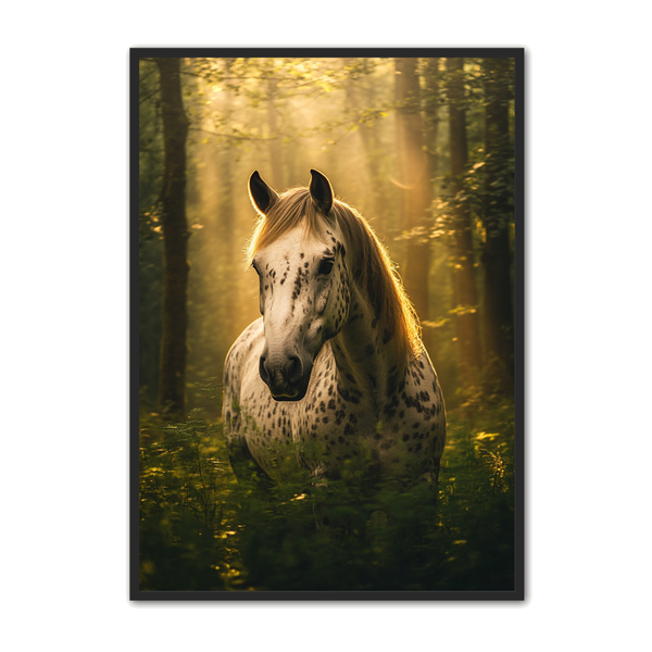 Hest Plakat 18 Elegant Skovmagi