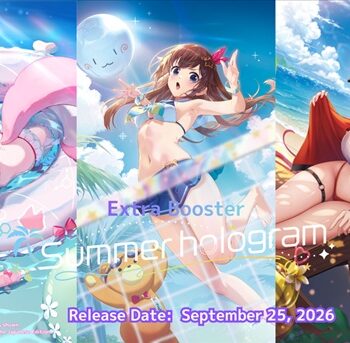 Hololive Official Card Game  Ocg Tcg : Set 01 Summer Hologram Extra Booster Display  Box Med   Pakker