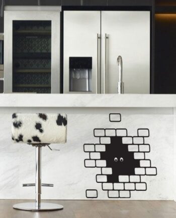 Hul   Væggen Wallsticker
