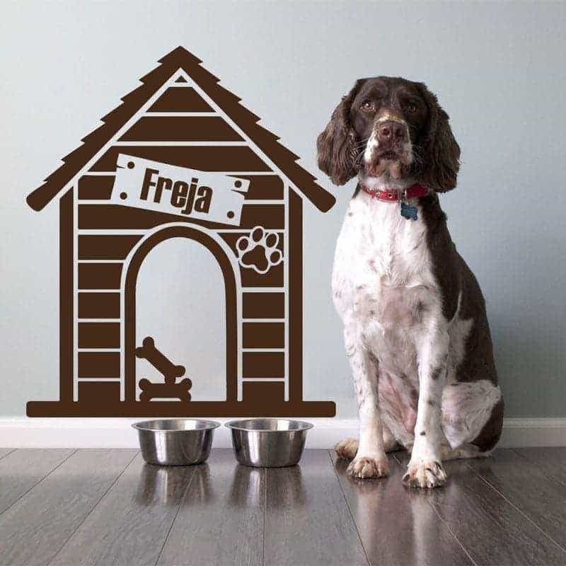 Hundehus Med Navn Wallsticker