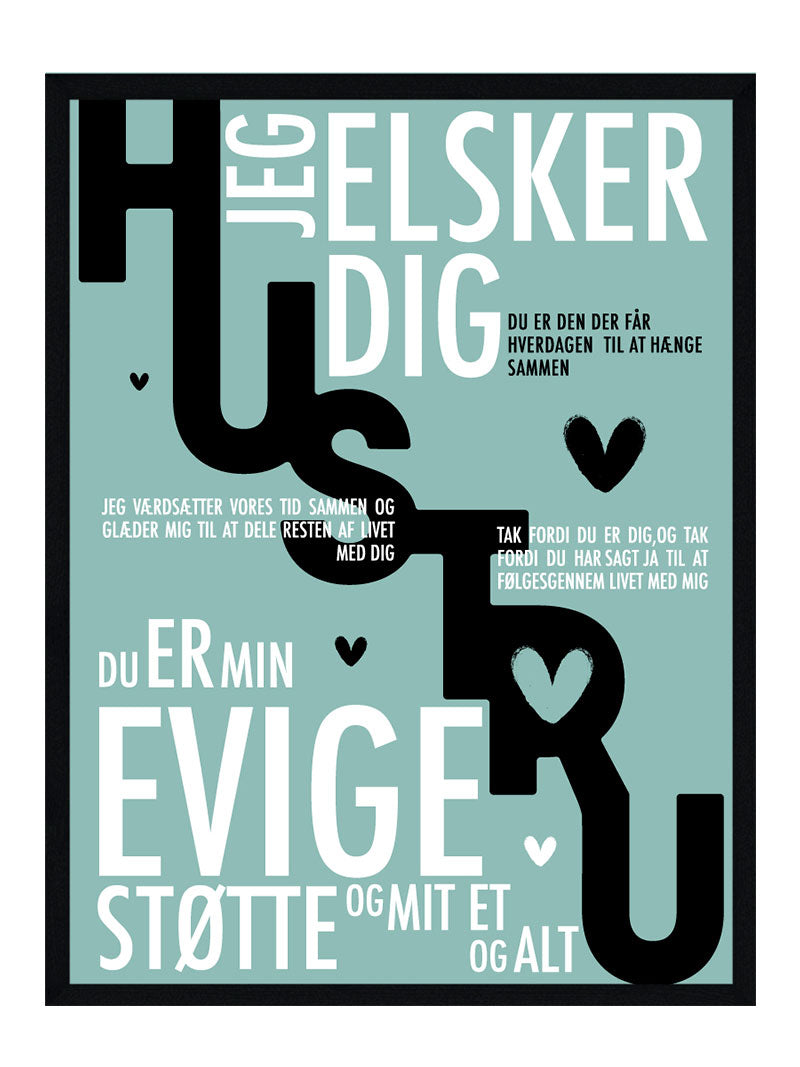 Hustru Plakat Personlig Plakat