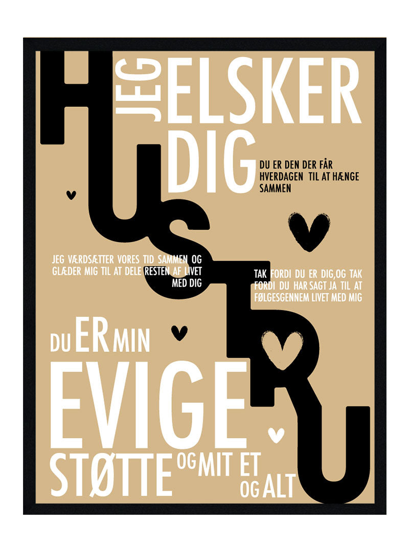 Hustru Plakat Personlig Plakat