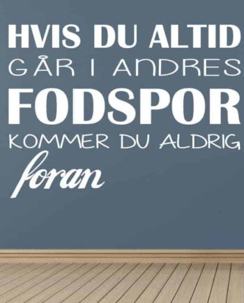 Hvis Du Altid Wallsticker