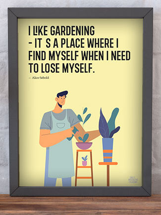 Like Gardening-plakat 21   29    A4  Kr  199 -