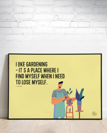 Like Gardening-plakat  Vandret  29     21 Cm  A4  Kr  199 -