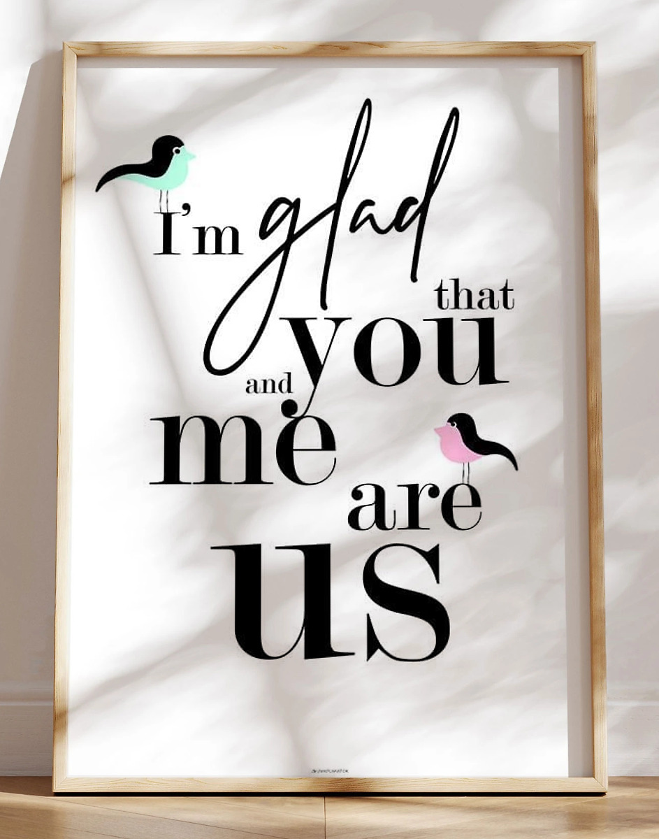 Glad Birds Plakat