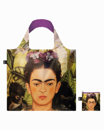 Indkøbsnet  Frida Kahlo  Self Portrait With Hummingbird