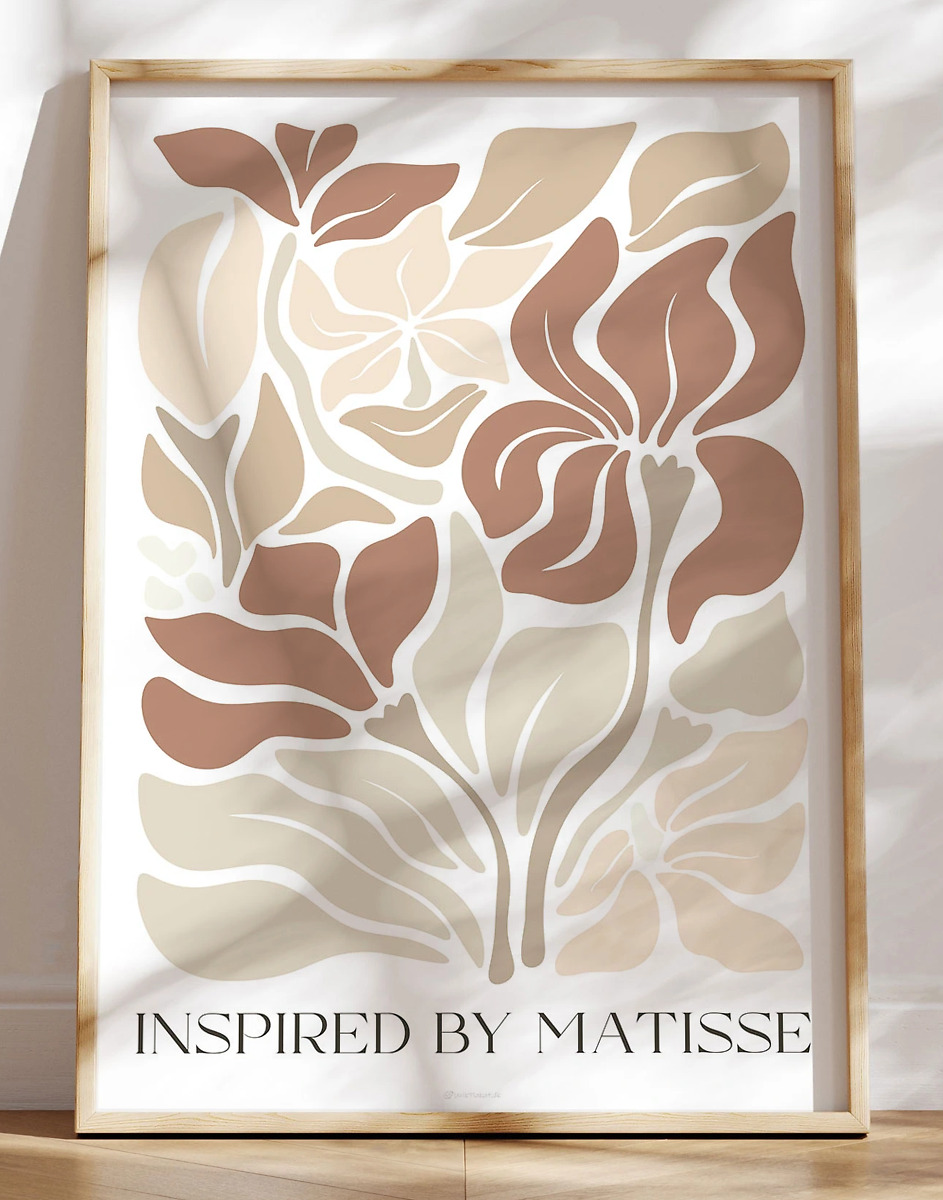 Inspired By Matisse Blomster Cut-outs