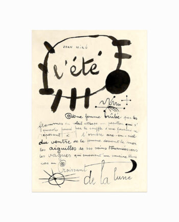 Joan Miró    été