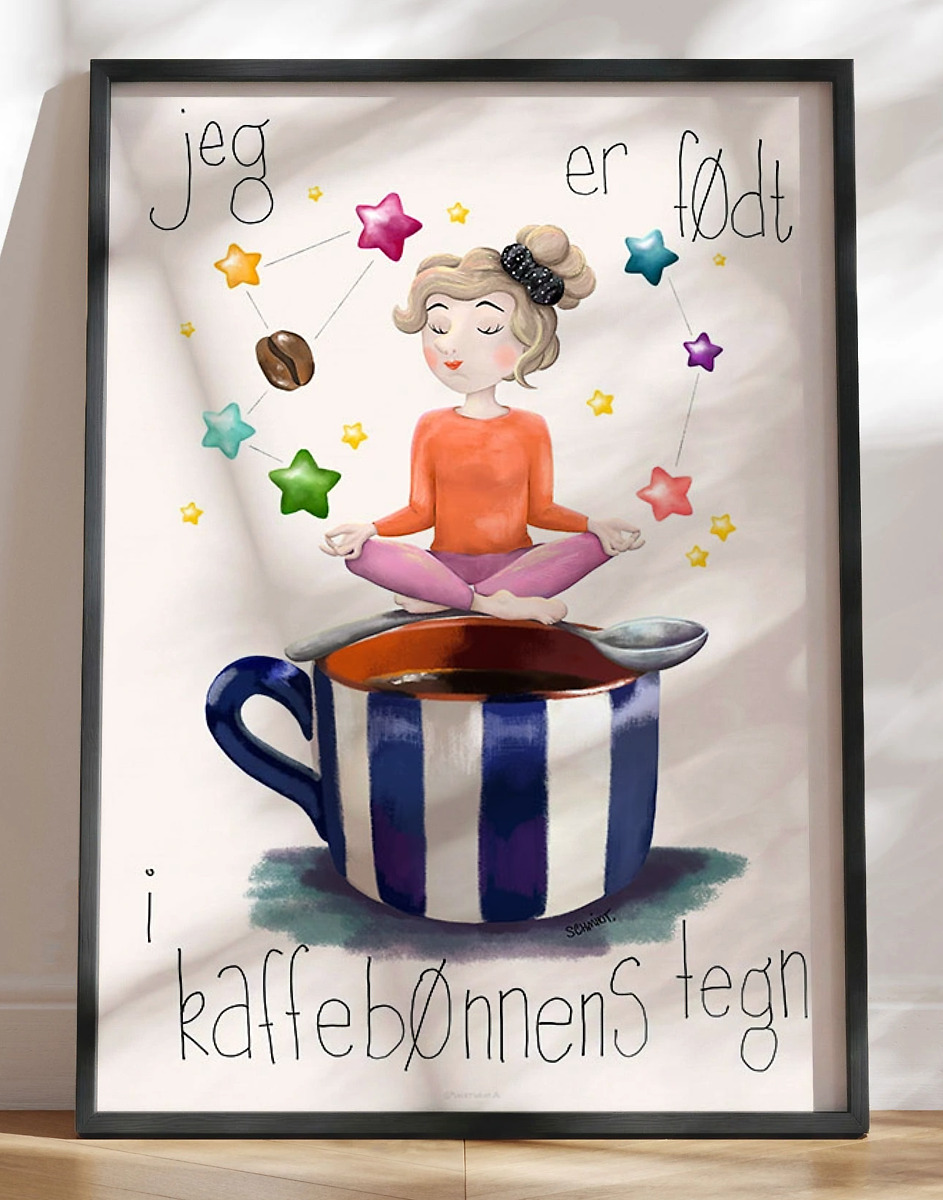 Kaffeplakat   Bønnens Tegn