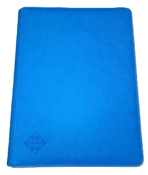 Kaissa Mappe: Premium Binder 18-pocket Holder 360 Kort Light Blue Lysebl 195 165