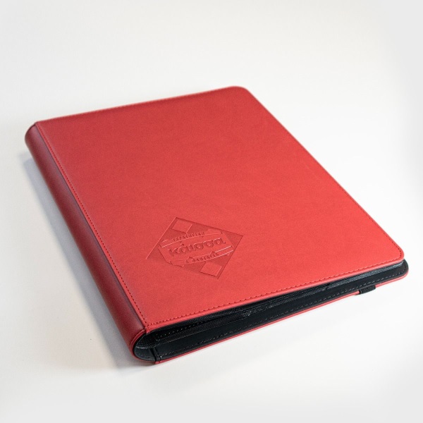 Kaissa Mappe: Premium Binder 18-pocket Holder 360 Kort Red 195 184
