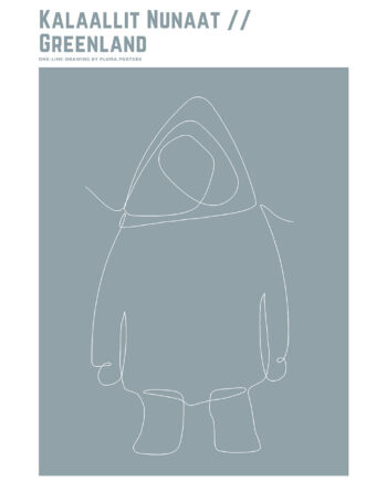 Kalaallit Nunaat Greenland Af Pluma Posters