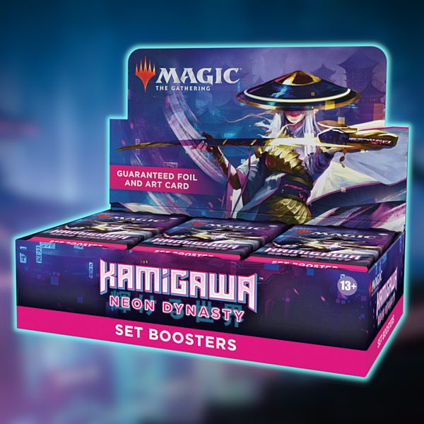 Kamigawa: Neon Dynasty Set Booster Box Display