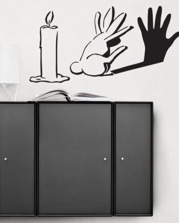 Kanin Silhouette Wallsticker