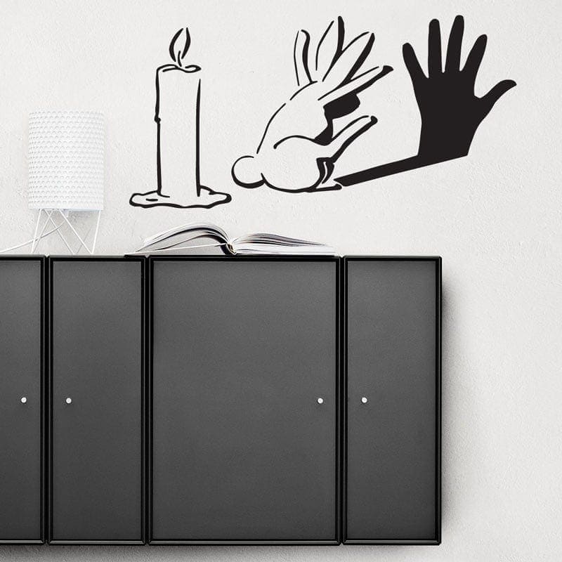 Kanin Silhouette Wallsticker