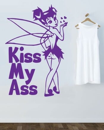 Kiss My Ass Wallsticker