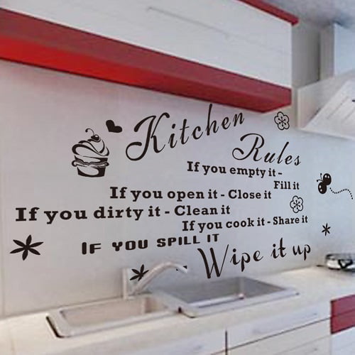 Kitchen Rules Wallsticker