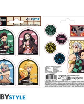 Klisterm 195 166 Rker   Stickers Demon Slayer 16x11 Cm
