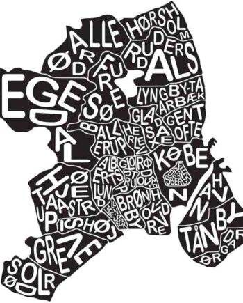 Københavns Kommuner Wallsticker